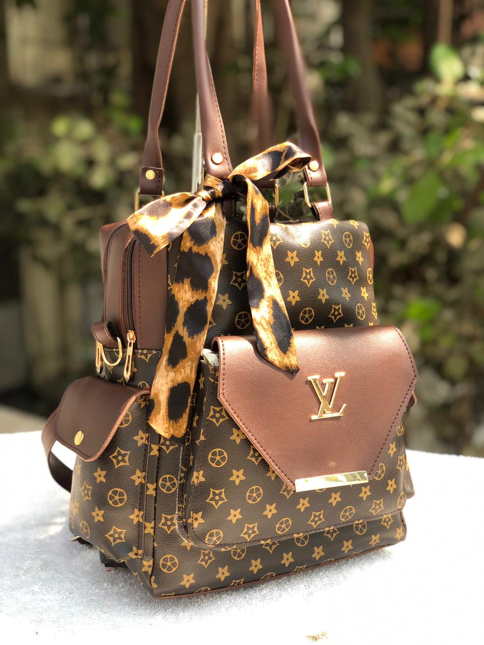 VersaLux: LV Switchable Backpack to Handbag